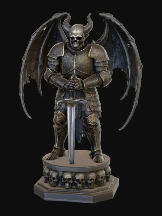 3D model for Mouse Mage Statue