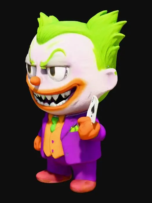 3D model for Grinning Jester Ace