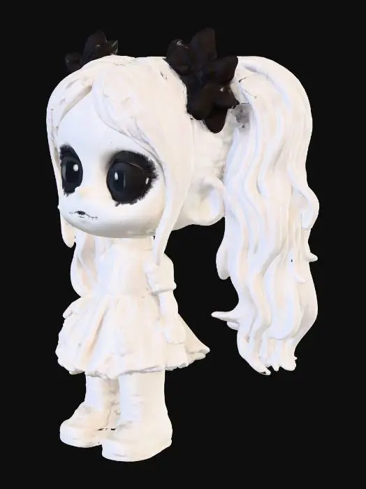 3D model for Spooky Doll Charm