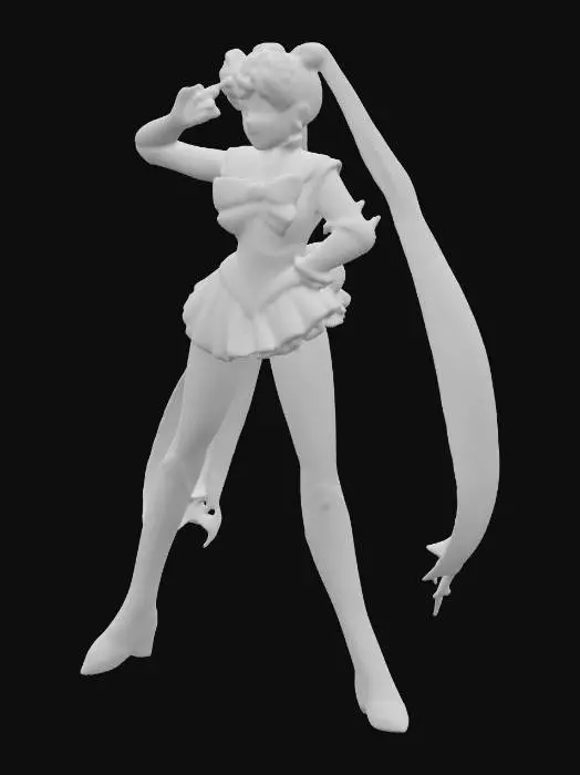 3D model for Sailor Guardian Pose