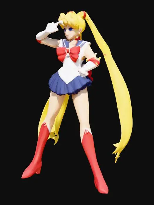 3D model for Sailor Guardian Pose