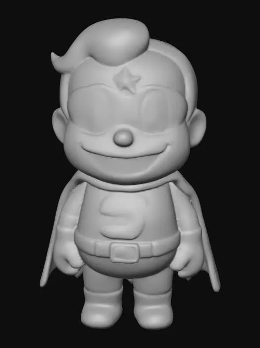 3D model for Super Kid Hero