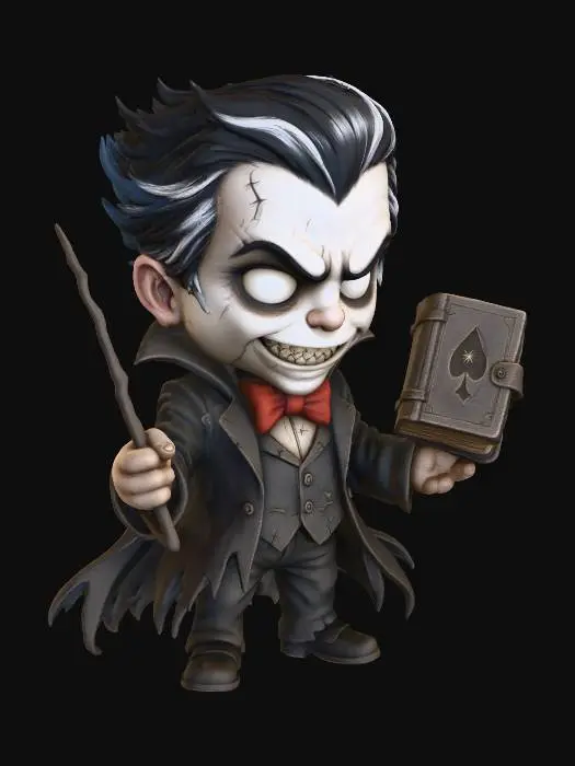 3D model for Dark Sorcerer, #Halloween2025#