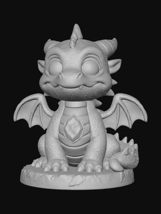 3D model for Blue Gem Hatchling