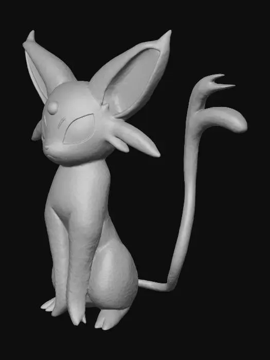 3D model for Espeon Illustration