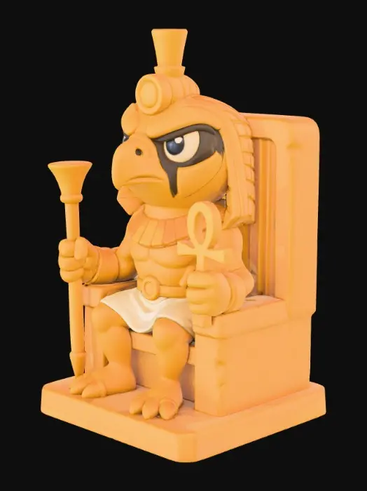 3D model for Falcon King