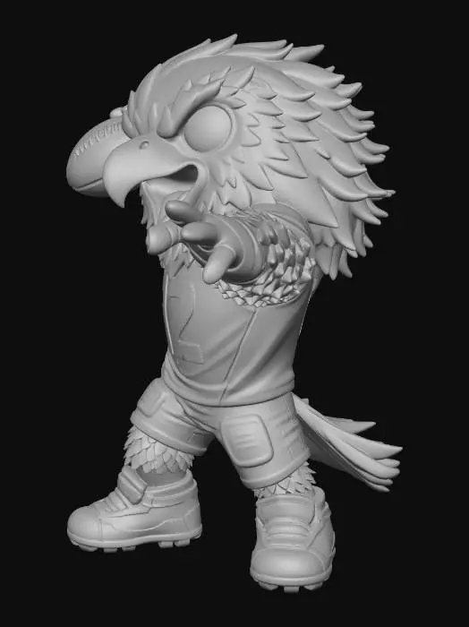 3D model for Seahawk 12th Man