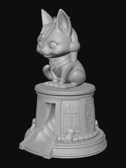 3D model for Mystical Feline Pharaoh Dice Tower