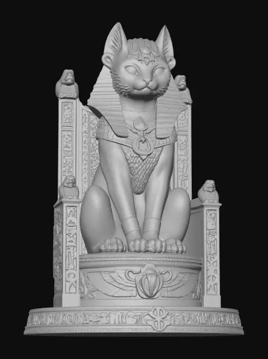 3D model for Regal Feline Monarch