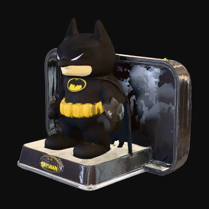 3D model for A BATMAN LABUBU. VERY HIGH QUALITY. A FRAME WITH 
