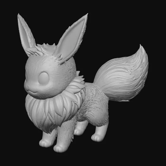 3D model for POWERFUL Eevee ,