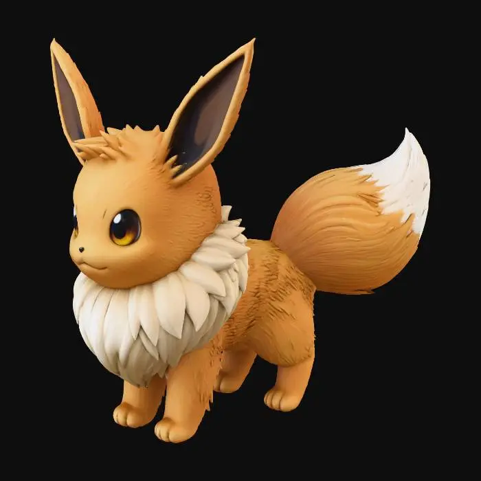 3D model for POWERFUL Eevee ,