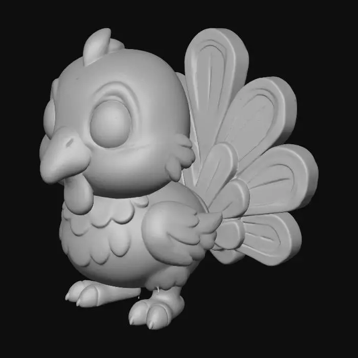 3D model for Turkey Cuteness