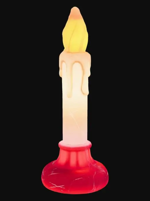 3D model for Christmas candle blow mold vintage style