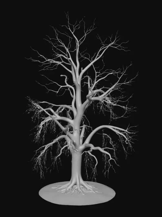 3D model for A dead tree with many branches