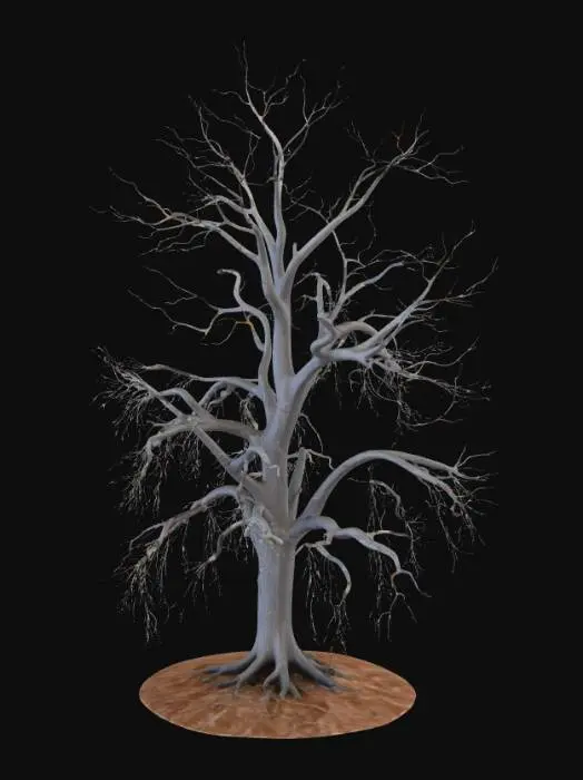 3D model for A dead tree with many branches