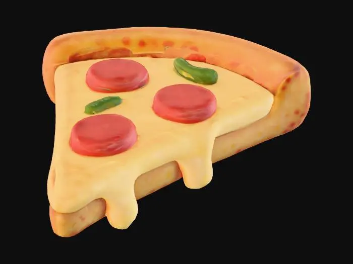3D model for Slice of Pepperoni Pizza Delight