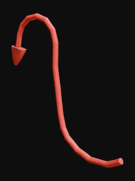 3D model for Red Arrow Tail
