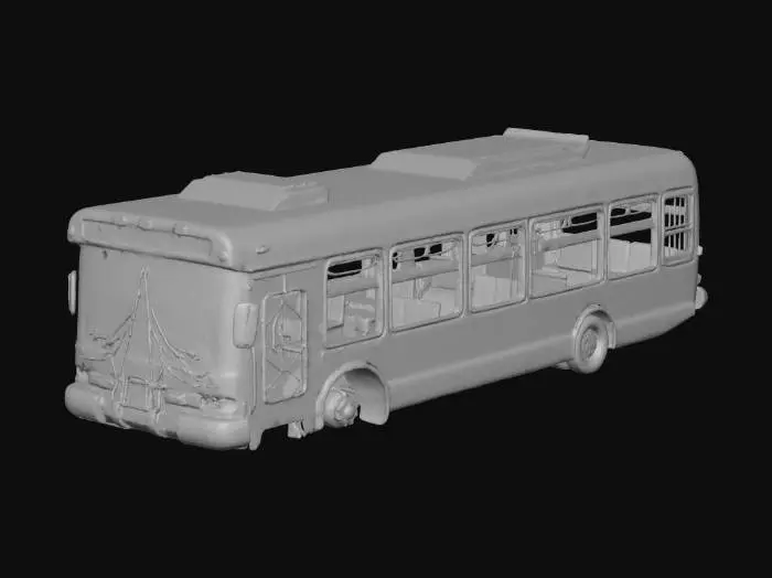 3D model for Abandoned Bus