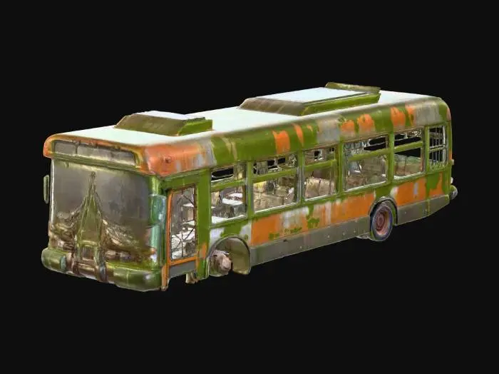 3D model for Abandoned Bus