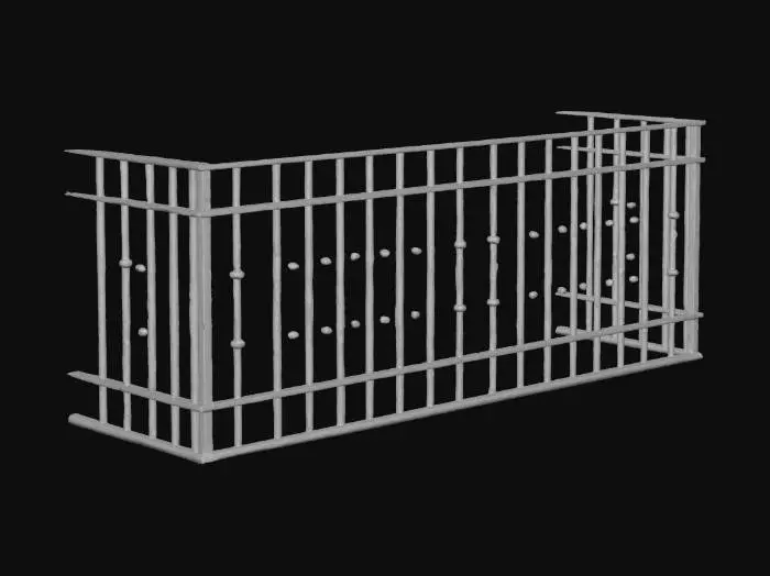 3D model for balcony railing