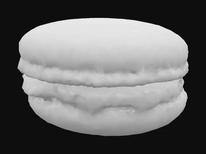 3D model for Pink macaron