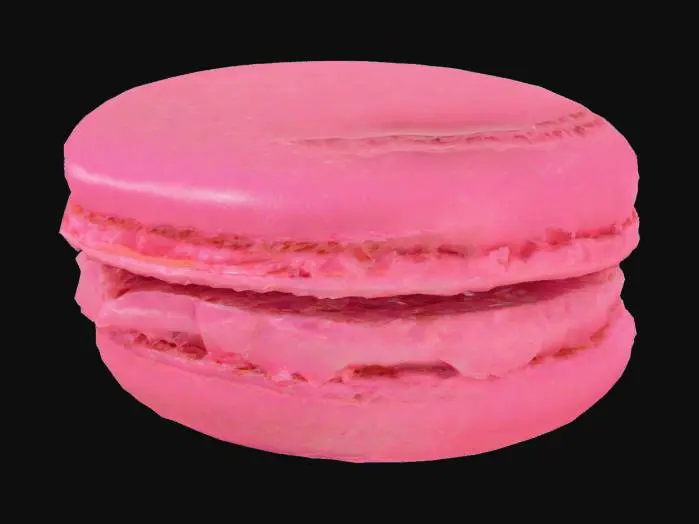 3D model for Pink macaron