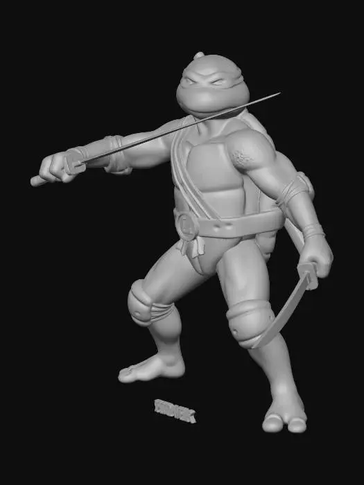 3D model for Leonardo Ninja Turtle 3D Turnaround