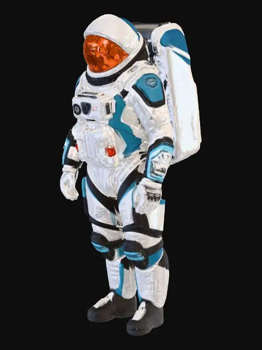 3D model for the space man cometh