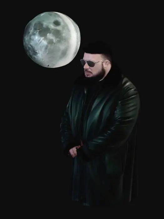 3D model for Moon Over the City