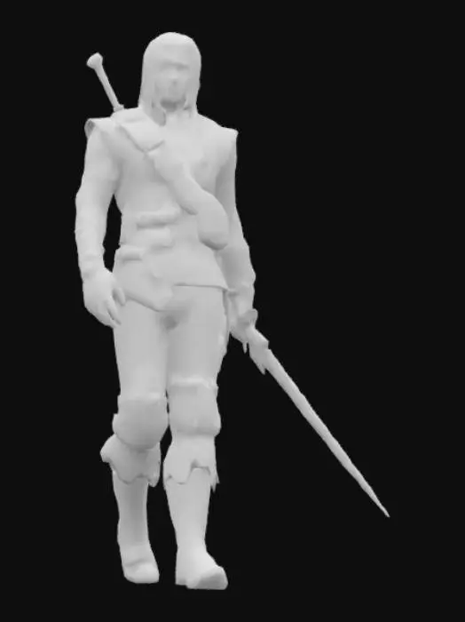 3D model for The Witcher Stance