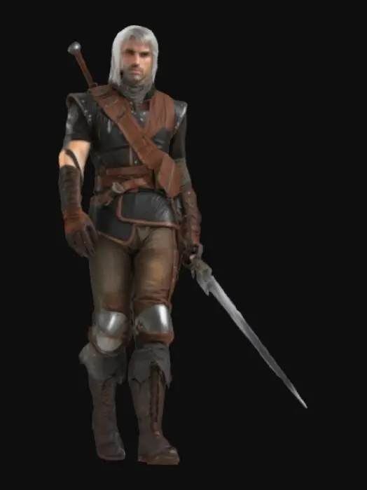 3D model for The Witcher Stance
