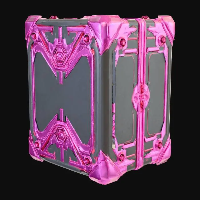 3D model for Cardboard Box (Futuristic)