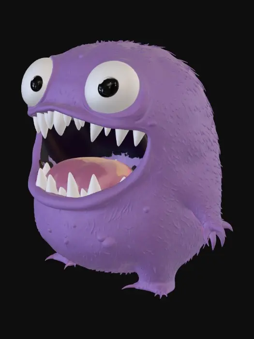 3D model for Purple Grinbeast