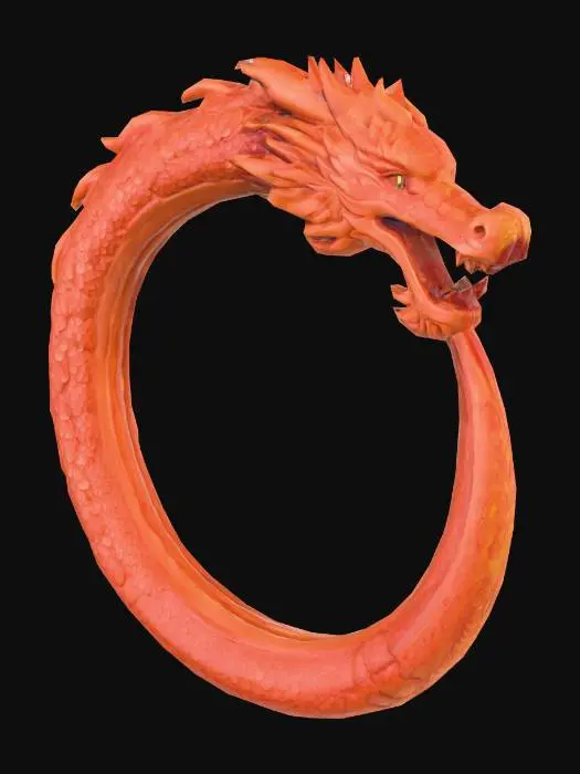 3D model for Ouroboros Dragon