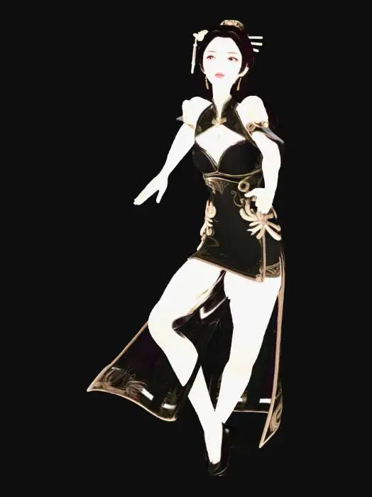 3D model for Nocturne of the Golden Lotus