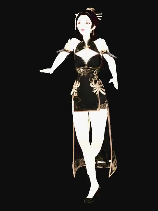 3D model for Nocturne of the Golden Lotus