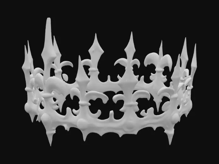3D model for Dark iron victorian crown