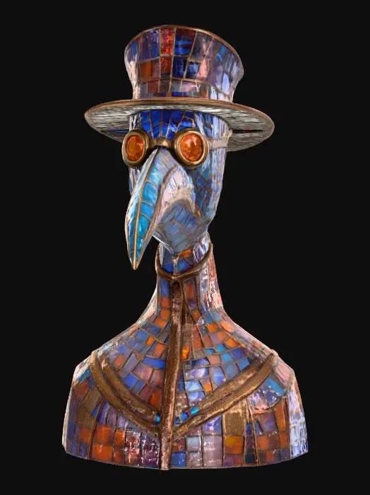 3D model for Mosaic Plague Doctor
