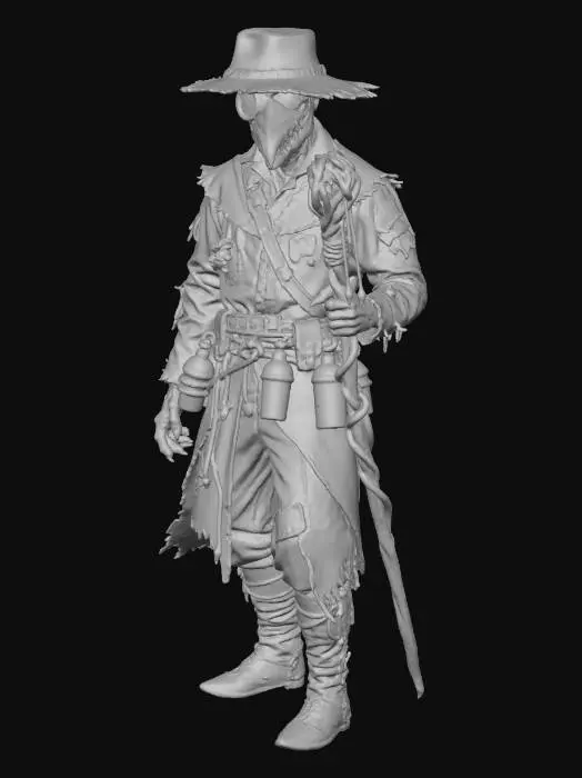 3D model for Plague Wanderer, #Halloween2025#