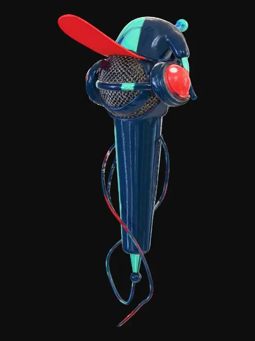3D model for Mic Beats Art