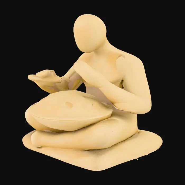 3D model for Hanpan Sculpture