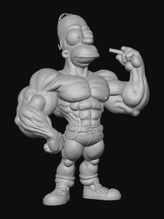 3D model for Muscle Homer