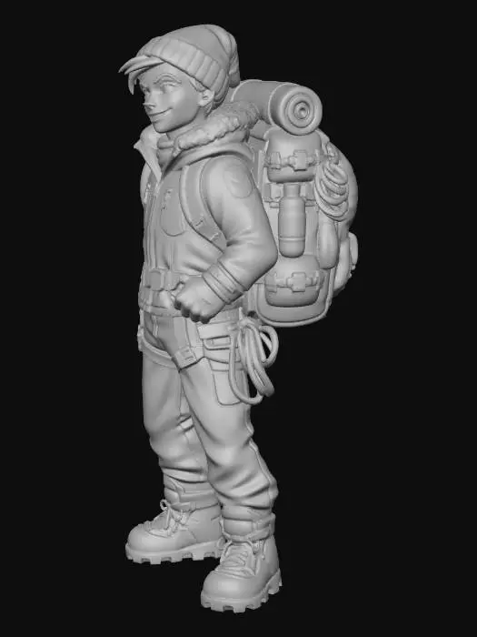 3D model for erkek dağcı