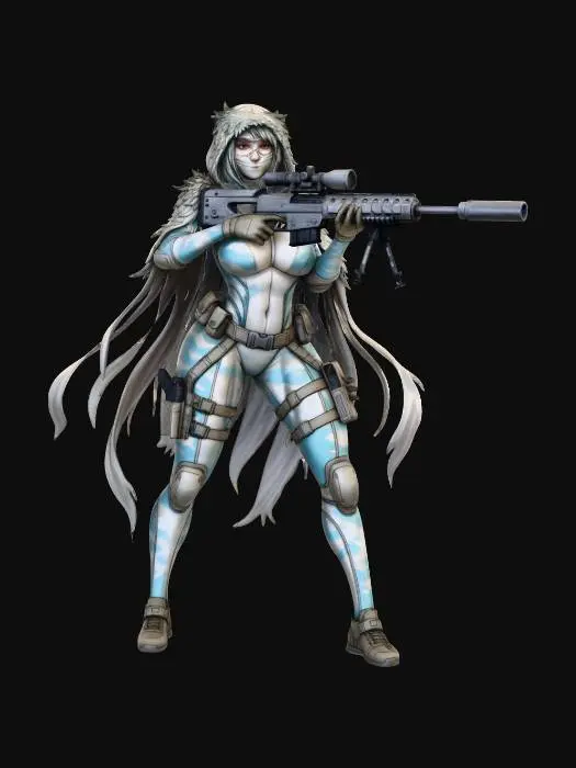 3D model for Beach Sniper Serenity