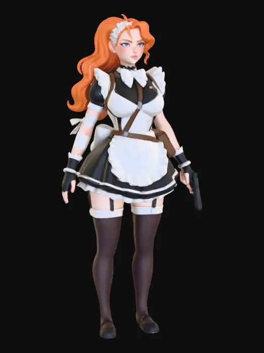 3D model for Maid Defender