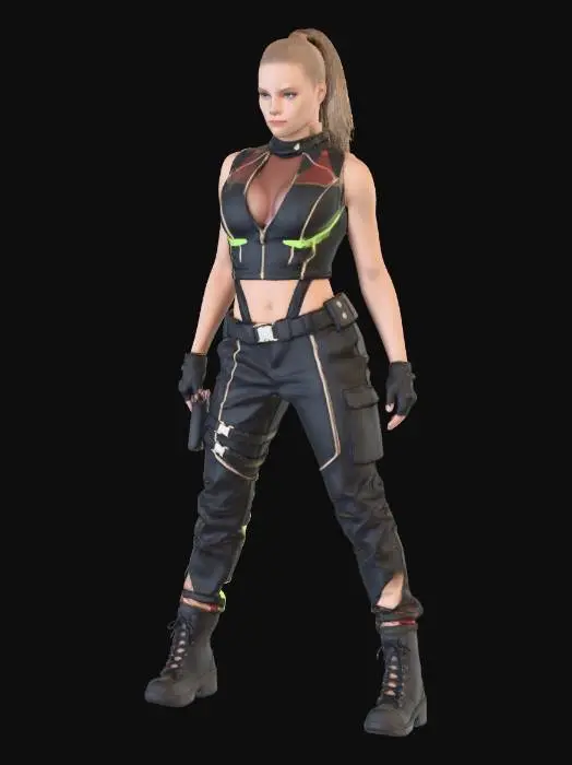 3D model for Cool Warrior