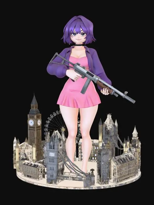 3D model for Amelia Guardian of London