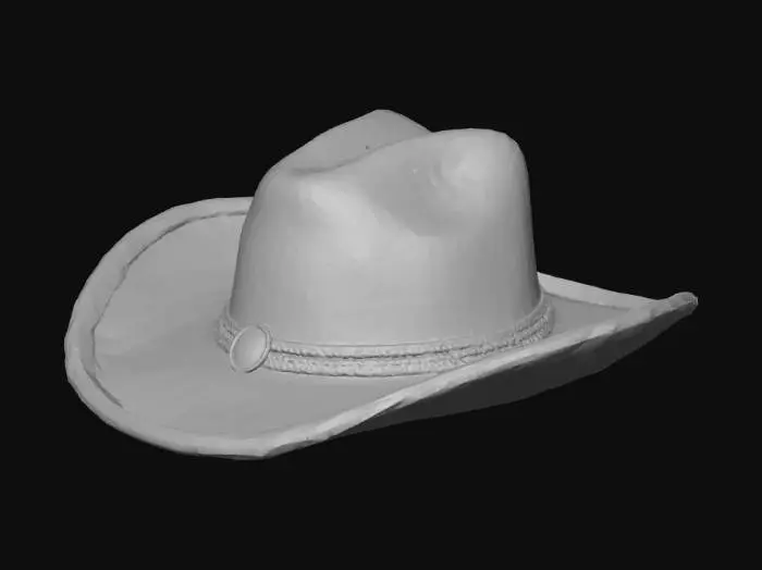 3D model for wygeneruj mi czapke do roblox w stylu kowbojskim
