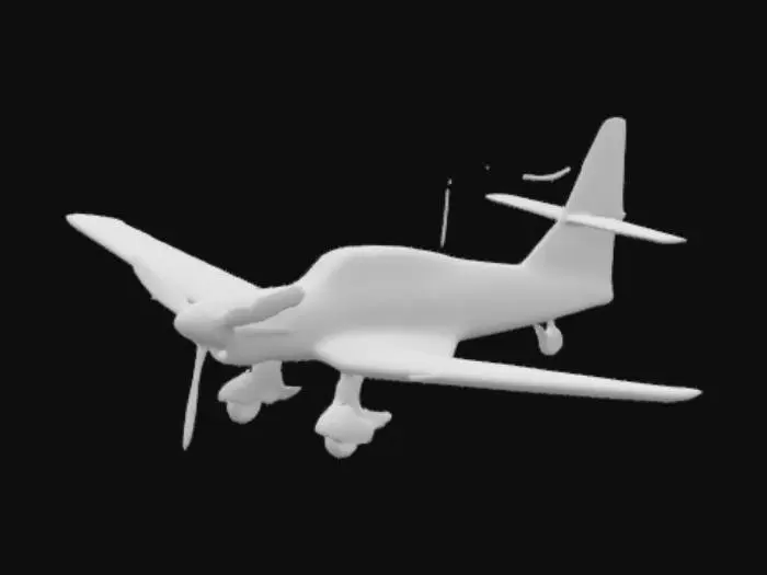 3D model for Stuka Aircraft Illustration